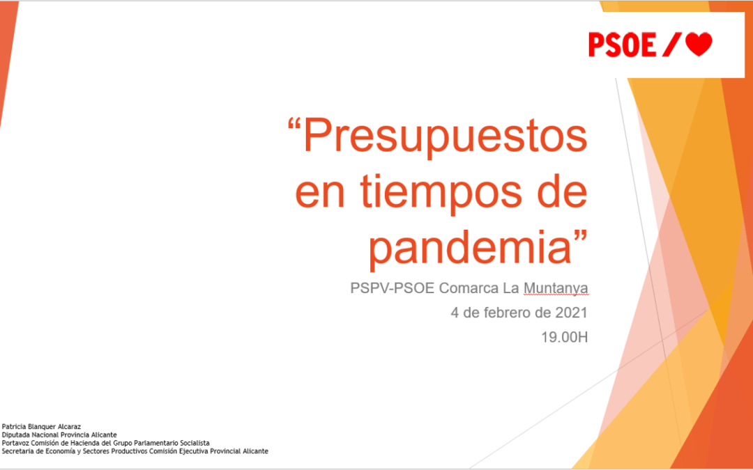 Presupuestos en tiempos de pandemia