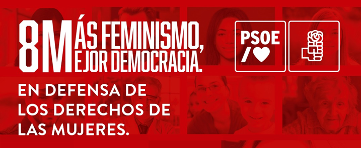 8 de marzo Más Feminismo, Mejor democracia